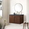 James Martin Vanities Amberly 36in Single Vanity, Mid-Century Walnut w/ 3 CM Charcoal Soapstone Top 670-V36-WLT-3CSP - alternate 3
